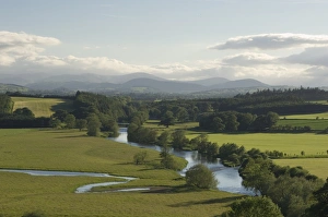 Eden Valley Prints: River Eamont to Lakeland Fells, Eden Valley, Cumbria, England, United Kingdom, Europe