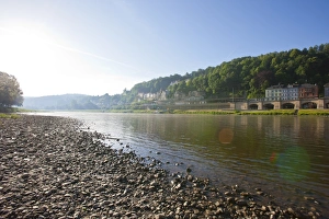 River Elbe Prints: River Elbe, Saxon Switzerland, Saxony, Germany, Europe