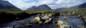 Western Highlands Prints: River Etive with Buachaille Etive Mor in background