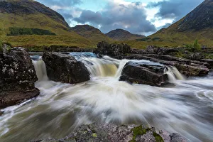 Glencoe Prints: River Etive, Glencoe, Highlands, Scotland, United Kingdom, Europe
