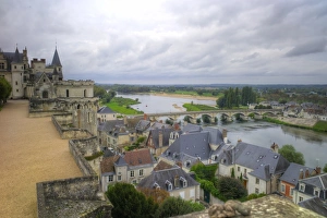 Amboise Prints: River Loire from the Chateau, Amboise, Indre et Loire, Centre, France, Europe