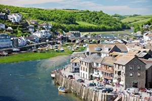 The River Looe at Looe in Cornwall, England, United Kingdom, Europe