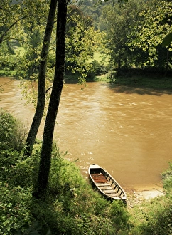 River Lot Prints: River Lot near Estang, Midi Pyrenees, France, Europe