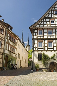 Images Dated 7th May 2008: On the River Neckar, Bad Wymphen (Bad Wimpfen), Baden-Wurttemberg, Germany, Europe