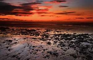 Ogmore Prints: River Ogmore estuary, Ogmore-by-Sea, Bridgend, South Wales, United Kingdom