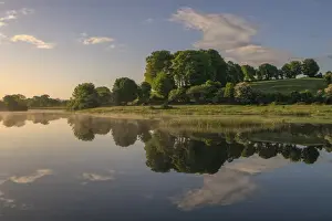 Typically Irish Prints: River Shannon near O Briensbridge (O Briens Bridge)