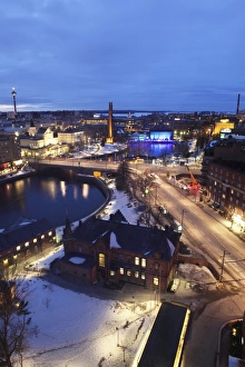 City Centre Prints: River Tammerkoski runs past the Finlayson Complex