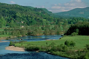 Tayside Prints: The River Tay three miles north of Dunkeld