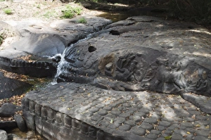 River of a thousand lingas, Kbal Spean, near Angkor, Siem Reap, Cambodia
