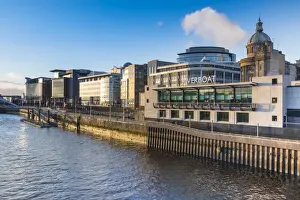 River Clyde Prints: Riverboat casino and International Financial Services District, (IFSD), Broomielaw