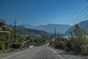 Terrain Prints: Road along Awarskoje Koisu river in Dagestan