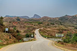 Angola Prints: Road over the Cuvo River (Rio Keve)