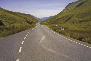 Access Prints: Road through the Elan Valley, Powys, Wales, United Kingdom, Europe