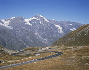 Twisting Prints: Road, Grossglockner-Hochalpen, Austria, Europe