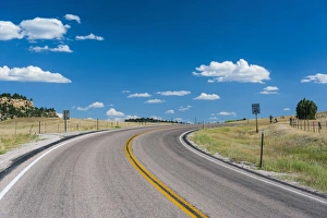 Absence Prints: Road leading to the Devils Tower National Monument