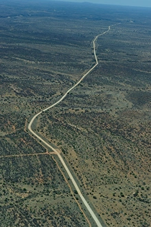 Rural Roads Prints: Road in the Namibian desert, Namibia, Africa