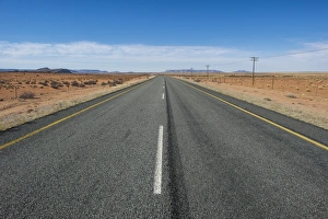 Freeways Prints: Road Number 7 leading to Namibia, South Africa, Africa