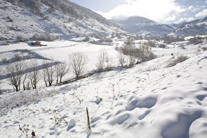 Images Dated 23rd January 2009: The road to Passo Godi, Abruzzi, Italy, Europe