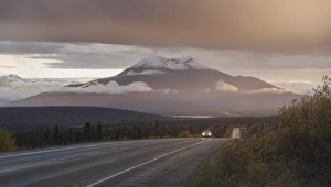 Traditionally Alaskan Prints: Road trip among Glacier Mountains along Alaska Highway 1, Alaska, United States of America