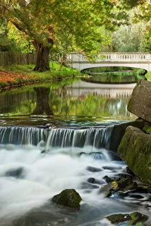 Waterfall Gallery: Roath Park, Cardiff, Wales, United Kingdom, Europe