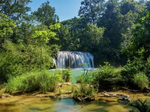 Waterfalls Prints: Roberto Barrios Waterfalls, Chiapas State, Mexico