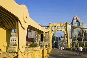 Roberto Clemente Bridge (6th Street Bridge) over the Allegheny River, Pittsburgh