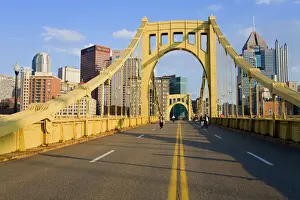 Connection Prints: Roberto Clemente Bridge (6th Street Bridge) over the Allegheny River, Pittsburgh