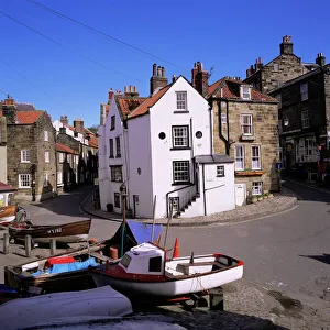 Yorkshire Prints: Robin Hoods Bay, Yorkshire, England, United Kingdom, Europe