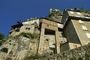 Dordogne Prints: Rocamadour, medieval village and place of pilgrimage, Dordogne, Midi Pyrenees
