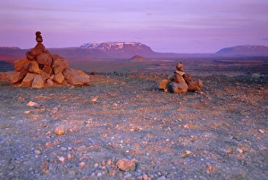 Cairn Prints: Rock cairns in the north of the country