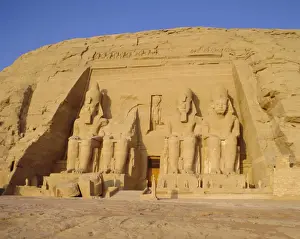 Abu Simbel Prints: Rock cut Temple of Ramesses II (Rameses the Great) (Ramses the Great), Abu Simbel