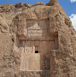 Naqsh I Rustam Prints: Rock cut tomb of Darius II