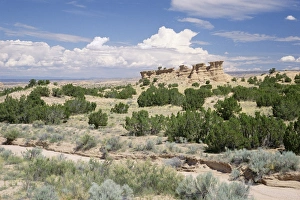 Rock formation on the Nambe Chimayo road