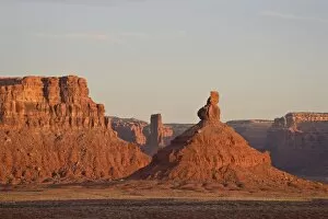 Images Dated 2nd March 2009: Rock formations at first light, Valley of the Gods, Utah, United States of America