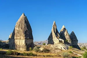 Asia Minor Prints: Rock formations, Goreme, Goreme Historical National Park