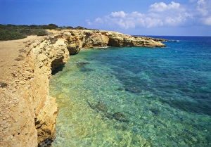 Curve Prints: Rock Formations, Koufounissia, Cyclades, Greece