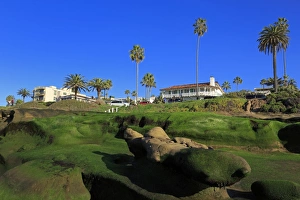 La Jolla Prints: Rock formations, La Jolla, San Diego, California, United States of America, North America