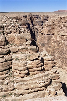 Strata Prints: Rock formations near the Grand Canyon