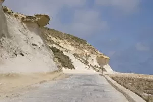 Rock formations at Qbajjar, near Marsalforn, Gozo, Malta, Europe