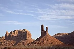 Images Dated 2nd March 2009: Rock formations, Valley of the Gods, Utah, United States of America, North America