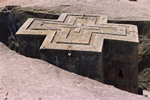 Rock-hewn Christian church of Bieta Ghiorghis (St. George s), Lalibela