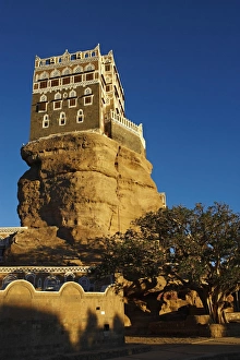 Yemen Prints: Rock Palace (Dar Al Hajar), Wadi Dhar, Yemen, Middle East