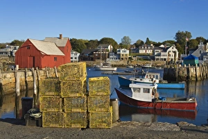 Images Dated 15th October 2007: Rockport Harbor, Cape Ann, Greater Boston Area, Massachusetts, New England