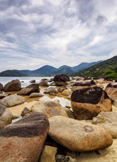 Boulder Prints: Rocks on the Cepilho Beach, Trinidade, Paraty Zone, State of Rio de Janeiro, Brazil