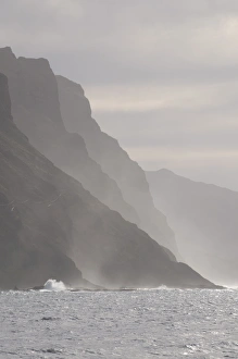 Images Dated 22nd February 2009: Rocks on coast in twilight, San Antao, Cape Verde Islands, Atlantic, Africa