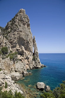 The rocks at Santa Maria Navarrese, Sardinia, Italy, Mediterranean, Europe