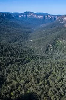 The rocky cliffs of the Blue Mountains, New South Wales, Australia, Pacific