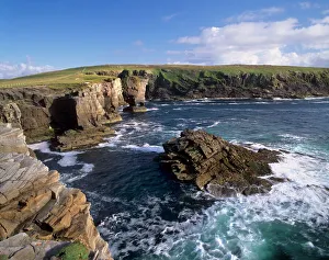 Sea Stack Gallery: Rocky Coast and Yesnaby castle