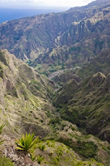 Images Dated 23rd February 2009: Rocky landscape on the island of San Antao, Cape Verde Islands, Africa