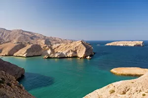 Craggy Collection: Rocky Oman coastline near Muscat